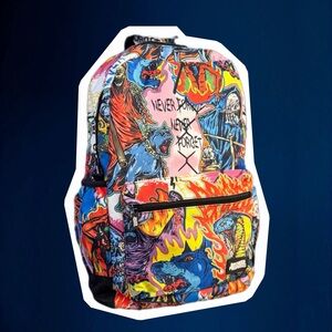 Broken Promises Forgiveness Red, Pink & Blue Backpack